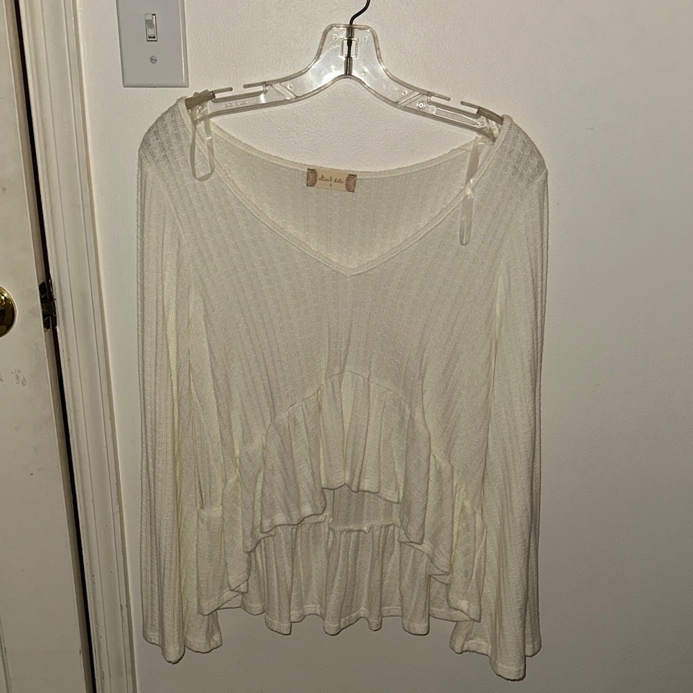 Altered State Flowy Cream Long Sleeve